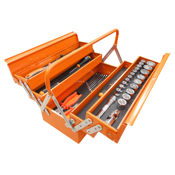 Kit Pro 1 - Jogo de ferramentas para uso geral em caixa C20 - 61 peças
