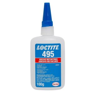 O LOCTITE® 495 é um adesivo instantâneo transparente - 100G