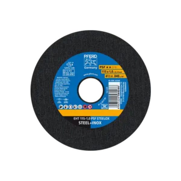 Discos de corte PSF STEELOX EHT 115x1,0x22,23 mm