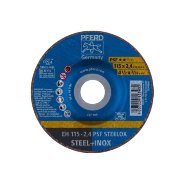 Discos de corte PSF STEELOX EHT 115x2,4x22,23 mm