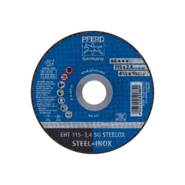 Discos de Corte SG Steelox EHT 115x2,4x22,23 mm