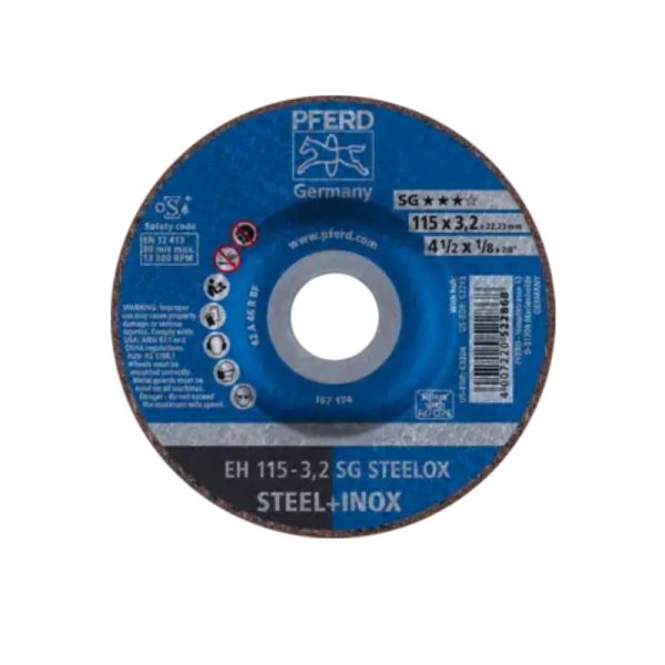 Discos de Corte SG Steelox EHT 115x3,2x22,23 mm