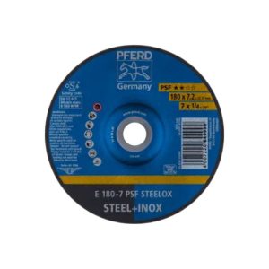 Discos de desbaste PSF STEELOX E 180x7,2x22,23 mm