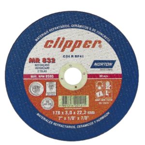 Disco de corte - Norton Clipper Refratários MR 832