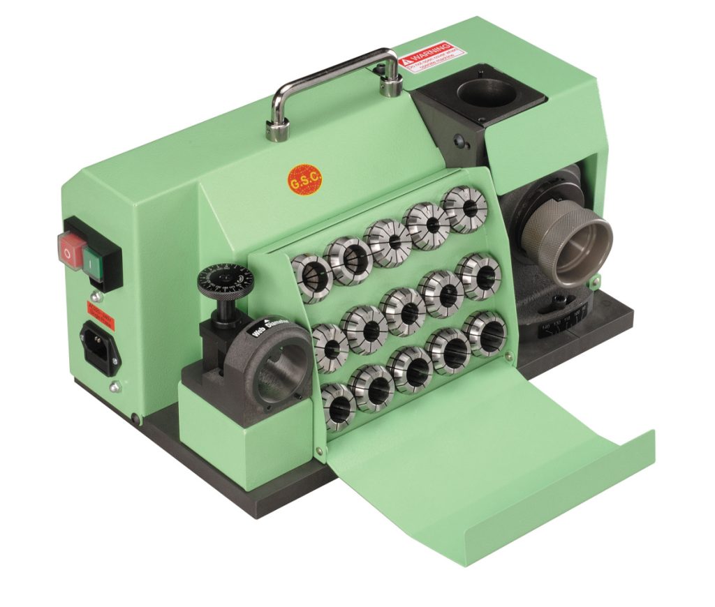 Afiadora de brocas GS-25 com conjunto de pinças para diferentes diâmetros