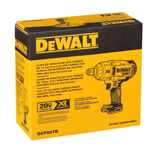 Chave de Impacto 3/4" 20V MAX 950 DCF897B-B3 – DEWALT - Imagem 5