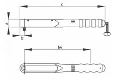 Torquímetro de Estalo Dremometer A 3/8" 8–40 Nm – GEDORE - Imagem 5