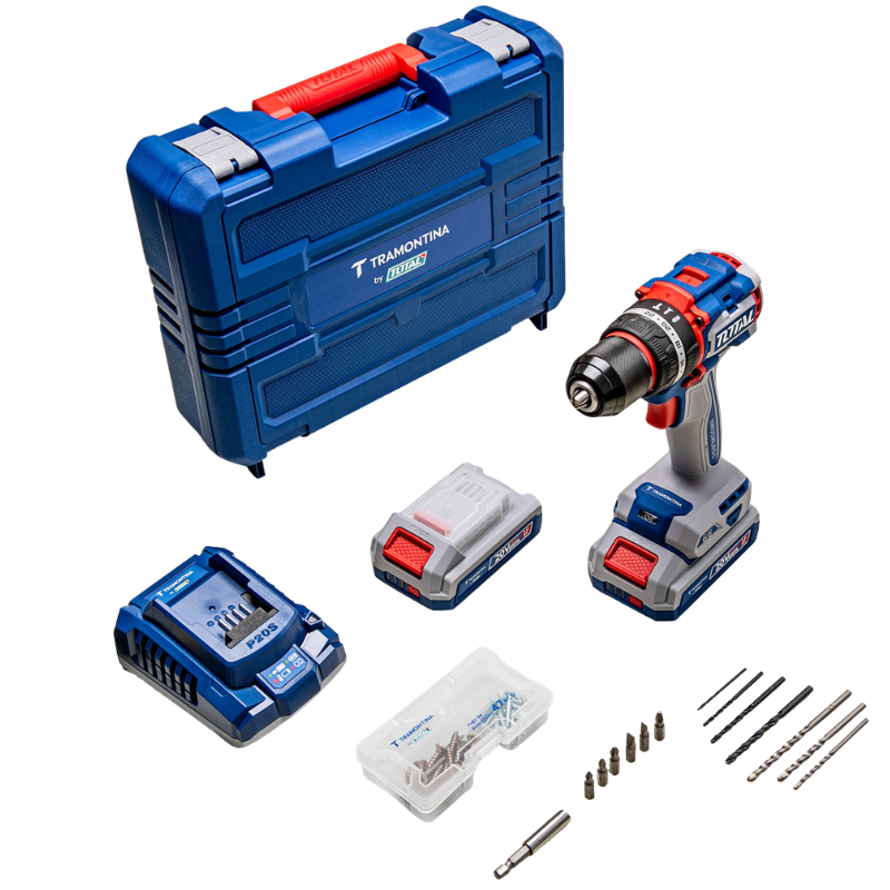 Parafusadeira/Furadeira de Impacto 1/2" (13mm) 20V 66 N.m Brushless Tramontina by Total - Imagem 2