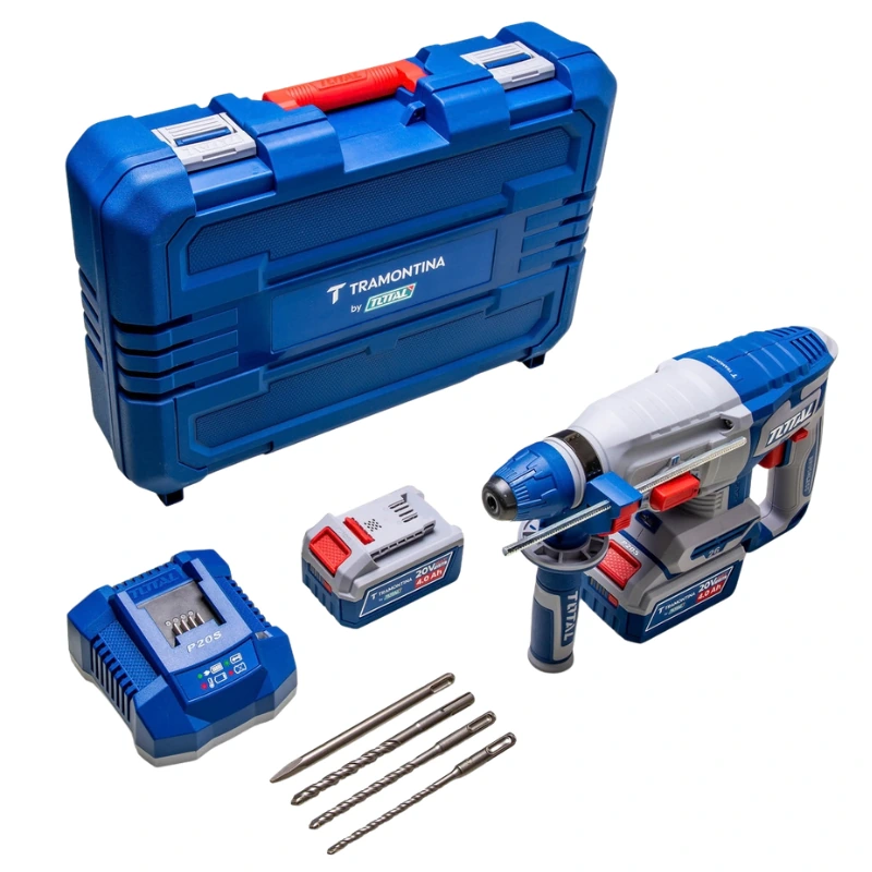 Martelete Perfurador/Rompedor 20V SDS-Plus 1" (26 mm) Brushless Tramontina by Total - Imagem 2